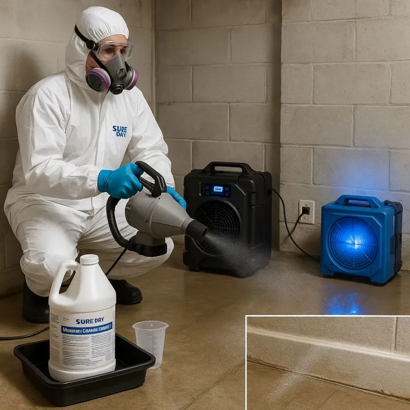 Sanitization and Odor Removal process in Pecatonica, IL